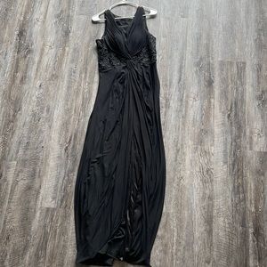 Black ball gown dress